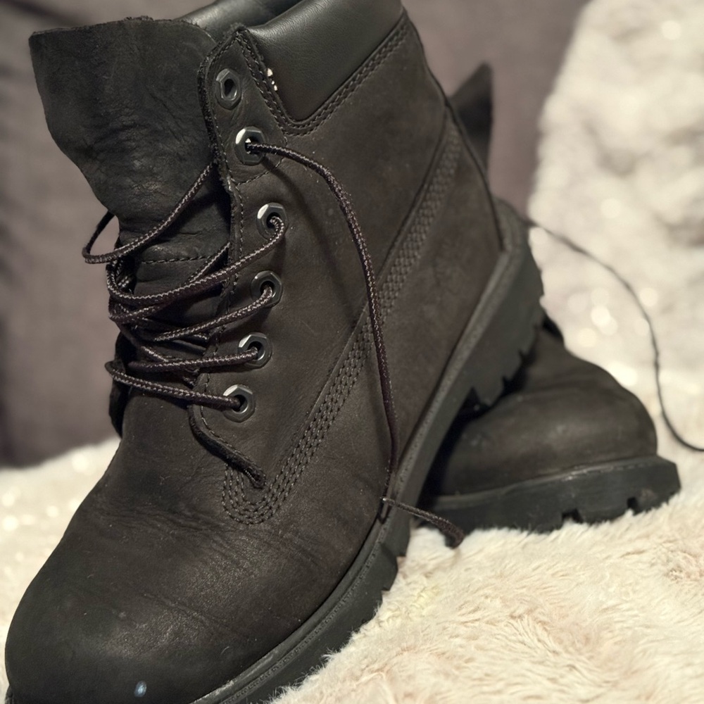 Timberland Black Kids Boots